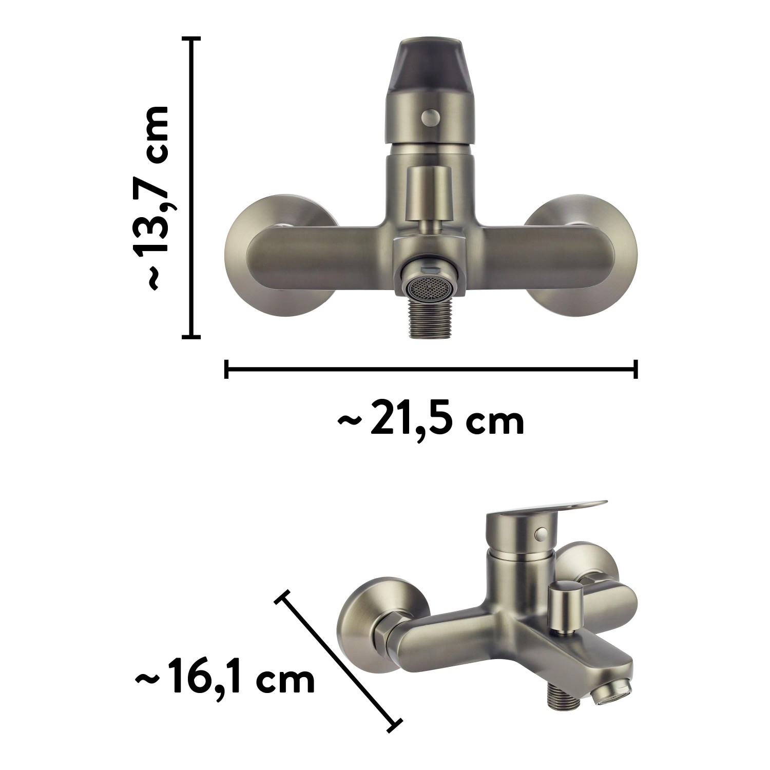 baliv Wannenarmatur WA-5900 Gunmetal_5