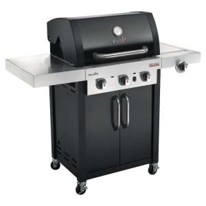Char-Broil Gasgrill Professional 3400 B mit 3 Brennern und Seitenkocher.