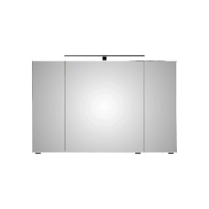 Pelipal Spiegelschrank Quantum 07, Polar Pinie quer, 110 cm mit LED-Leuchte.