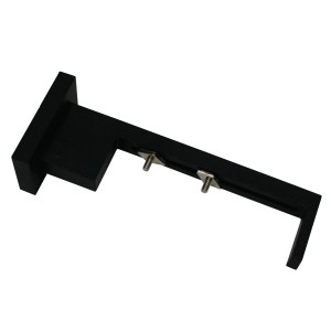 Schöner Wohnen Wandhalter Matteo, schwarz matt, für Gardinenstangen.