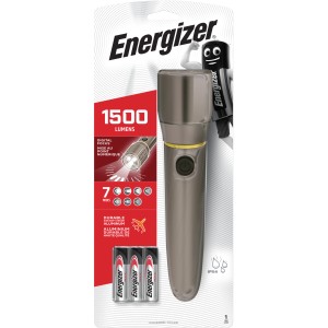Energizer LED-Taschenlampe Vision HD Focus mit 1500 Lumen und 6 AA Batterien.