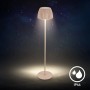 Brilo Akku-Stehleuchte Riffle Dimmbar Touch Lichtkante Beige_7