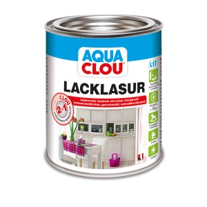 Dose Aqua Combi-Clou Lack-Lasur Eiche Mittel, Holzlasur für Innen & Außen, 750ml.