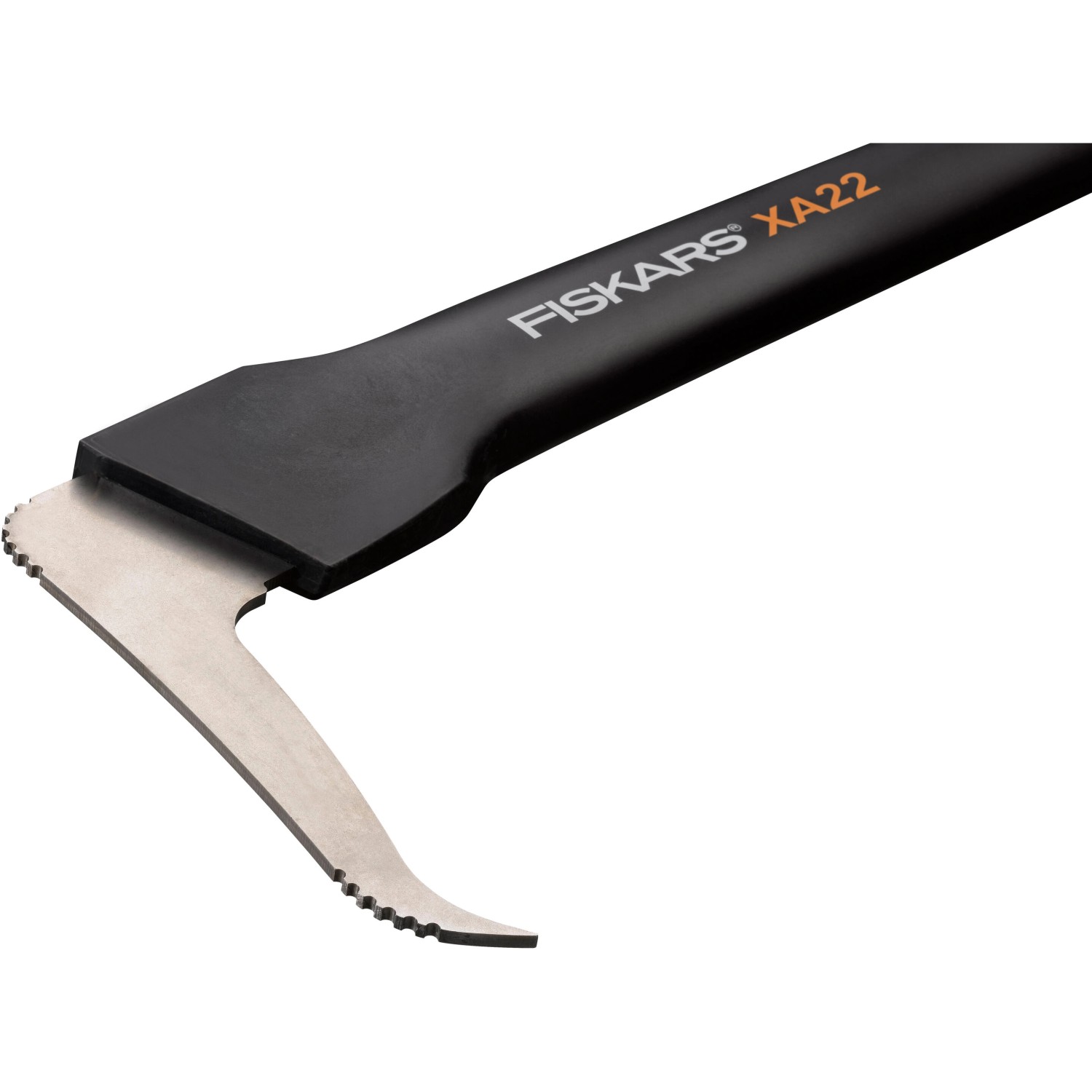 Fiskars WoodXpert XA22 Sappie Fällheber mit hakenförmiger Klinge.
