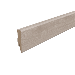 Egger Sockelleiste L207 Kubisch für Fußboden Belfort 6 cm Eiche Silber