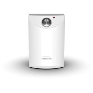 Thermoflow Untertischspeicher 10L mit Niederdruckarmatur Ovalis, weiß.