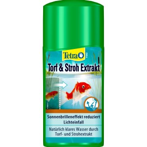 Tetra Pond Torf & Stroh Extrakt 250ml für klares Teichwasser und reduzierten Lichteinfall.