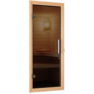 Karibu Türpaket Sauna Modern Anthrazit - Graphit 38 + 40 mm