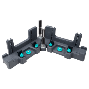 wolfcraft Schmiege und Gehrungsschneidlade Pro für präzise Schnitte von Sockelleisten.