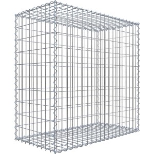 Gabiona Gabionenkorb 100 cm x 100 cm x 50 cm Maschenw 5 cm x 10 cm