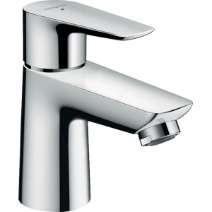 Hansgrohe Talis E 80 Standventil für Kaltwasser, Chrom, moderne Waschbeckenarmatur.