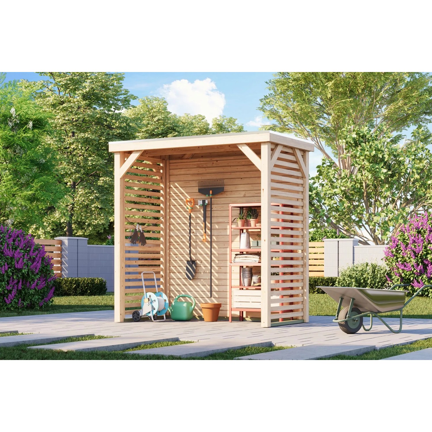 Karibu Pavillon Cannes S naturbelassen 231 cm x 124 cm_5