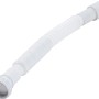 Weißer Flex-Siphon, 38,9 mm, flexibel für Waschbecken und Spültische.