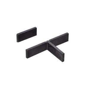 GS Terrassen Fugenkreuze, 3 mm, schwarz, 50 Stück, für gleichmäßige Fugen bei Terrassendielen.