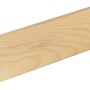 Rohe, helle Flachleiste aus Fichte/Kiefer (astrein), 10x70x2400 mm, ideal für Bastelarbeiten.