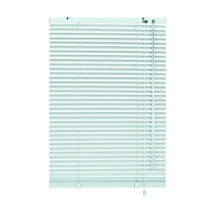 Weiße Gardinia Aluminium Jalousie, 60x175 cm, für Fenster, Lichtregulierung.
