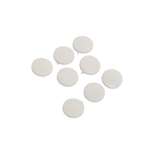 Selbstklebende Kunststoffgleiter, Ø 22 mm, für Teppichböden, 8 Stück.