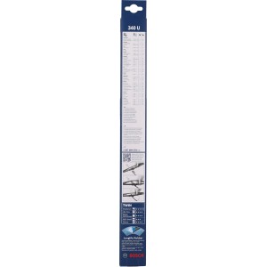 Bosch Scheibenwischer Twin Single 340U in Verpackung, Autozubehör für klare Sicht.