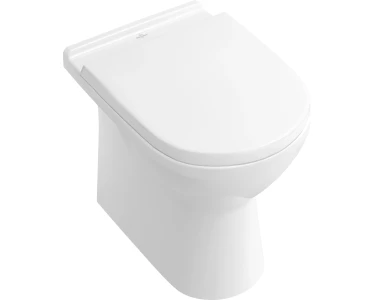 Villeroy & Boch Stand-WC O.novo Montage CeramicPlus (0) Tiefspüler wandnah
