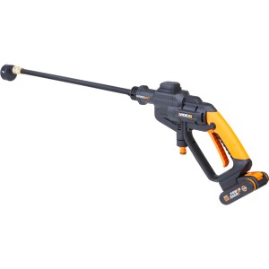 Worx Akku-Mitteldruckreiniger Hydroshot WG620E 20 V Set, mit Lanze, Akku und Ladegerät.