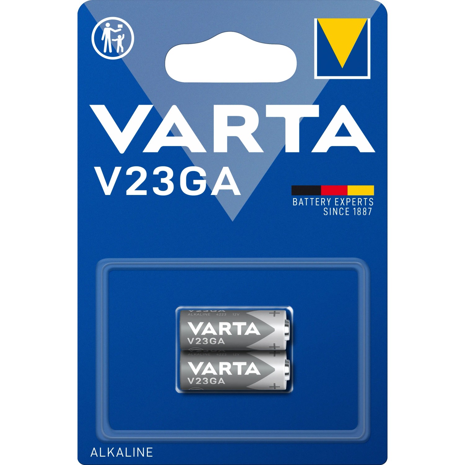 Varta V23GA Spezialbatterie, 2er-Pack für elektronische Geräte.