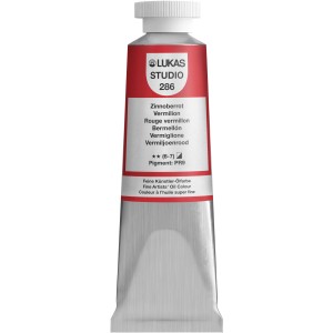 Tube Lukas Studio Ölfarbe Zinnoberrot, Premium-Qualität für Künstler.
