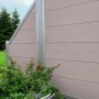 GroJaViento Zaunelement Bi-Color Sand mit silbernem Rahmen, ein Sichtschutzzaun für den Garten.