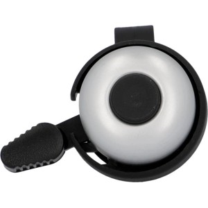 Fischer Mini Dingdong Fahrradglocke in Silber für alle gängigen Lenker.