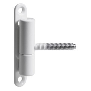 Hettich Renovierband, pulverbeschichtet, Ø 15 mm, Stahl, Weiß, 2 Stück