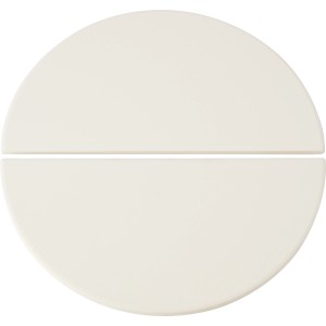 Weißer, zweiteiliger Grillrost für Kamado Grill Marwin M, Ø 39cm, aus Edelstahl.