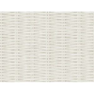 A.S. Création Vliestapete New Walls, Rattan-Optik in Weiß-Creme.