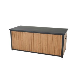 Siena Garden Kissenbox Sabano im Teaklook, 181 cm breit, zur Aufbewahrung von Gartenauflagen.