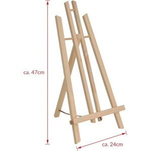 Artina Corsica Malset: Holzstaffelei London, ca. 47 cm hoch, für Künstlerfarben.