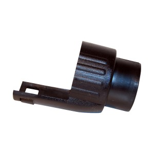 Las 13-poliger Kurzadapter Mini für PKW Anhänger aus Kunststoff, schwarz.