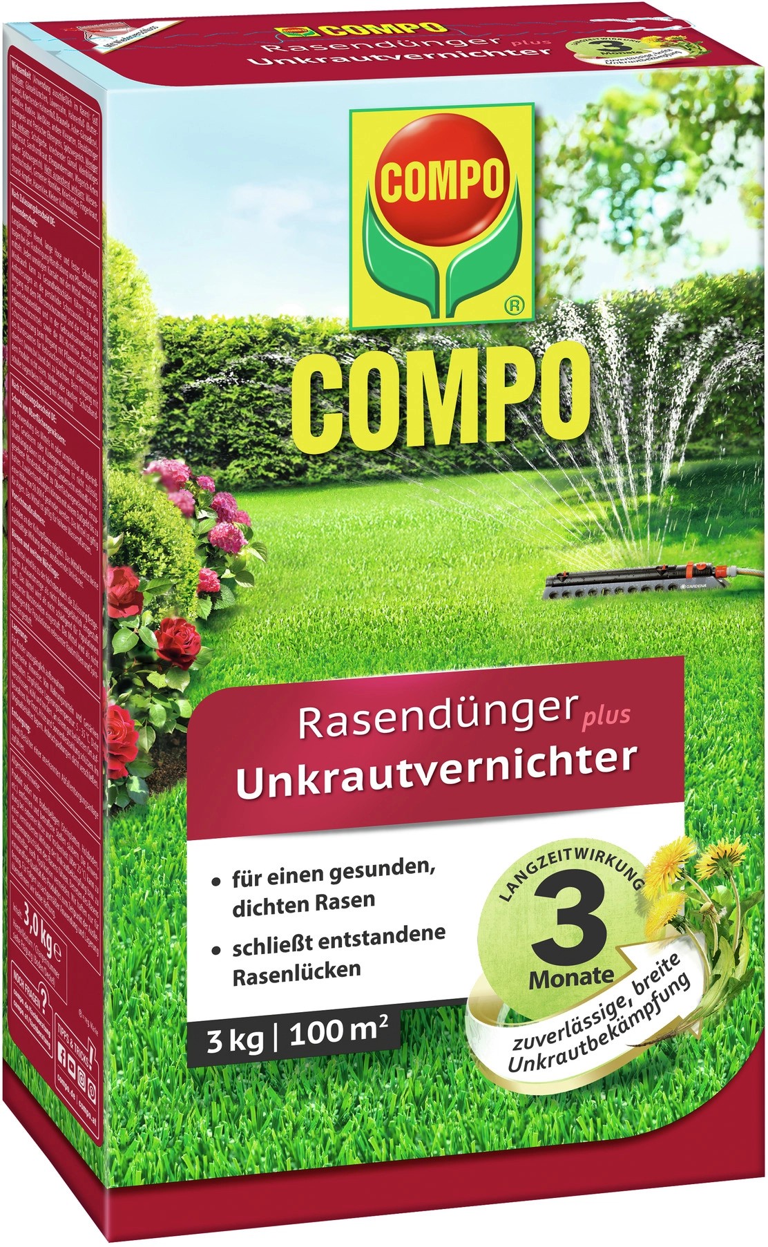 Compo Rasendünger plus Unkrautvernichter 3 kg für 100 m² kaufen bei OBI