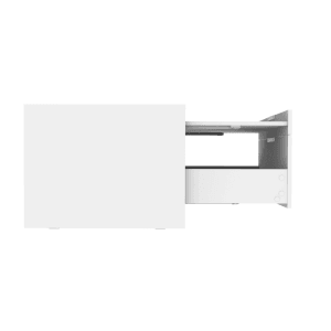 Weißer Fackelmann Unterbauschrank (65cm) mit Schublade und Ablage für Waschbecken.