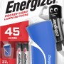 Energizer Pocket Light Taschenlampe mit Batterien, blau. Kompakte Lampe für unterwegs.