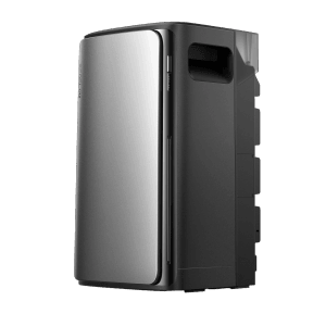 EcoFlow Stream AC Pro Zusatzbatterie, 1,92 kWh, für Power Stations. Silberfarbene Front, schwarzes Gehäuse.