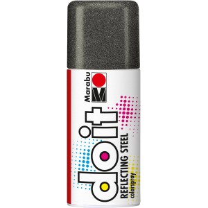 Marabu do it Colorspray Reflecting Steel 150 ml Reflex Schwarz 575
