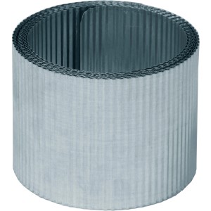 Bellissa Rasenkante Kleine Welle, verzinkt, 500x14cm, flexibel für Garten- und Beetbegrenzung.