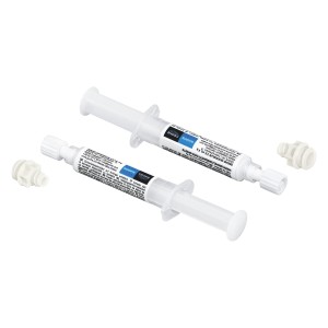 Grohe QuickFix QuickGlue Kleber-Set für Badaccessoires, zwei Tuben und Adapter.