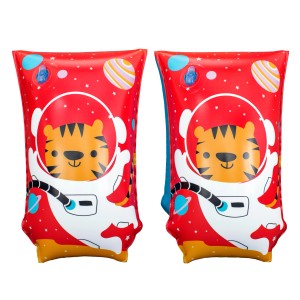 Bestway Schwimmflügel Astro Tiger für Kinder (5-12 Jahre) mit Tiger im Astronauten-Design.