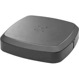 Schneider Ampelschirmständer, fahrbar, anthrazitgraue Kunststoffhaube, Stahlfahrgestell.