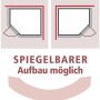 Karibu Sauna: Spieglbarer Aufbau der Massivholzsauna möglich.