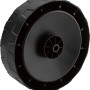 Schwarzes Ersatzrad für LUX Akku-Rasenmäher A-RM-2x20/37 und 43.