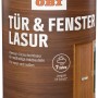 Dose OBI Tür- und Fensterlasur Nussbaum Hell, 2,5 l. Holzlasur für Innen und Außen.