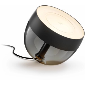 Philips Hue Iris Tischleuchte, Schwarz, 570 lm, für stimmungsvolle Beleuchtung im Wohnraum.