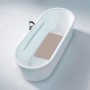 Wenko Wanneneinlage Mirasol Taupe, 69x39cm, in Badewanne. Rutschfeste Badewannenmatte für mehr Sicherheit.