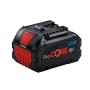Schwarzes Bosch Professional ProCORE 18V/5,5 Akkupack mit roten Akzenten.