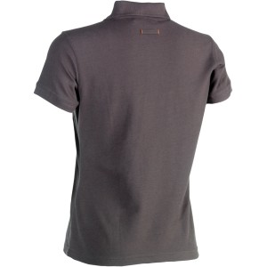 Herock Damen Polo-Shirt Freya, kurzärmlig, grau, Größe XXL. Arbeitskleidung für Damen.